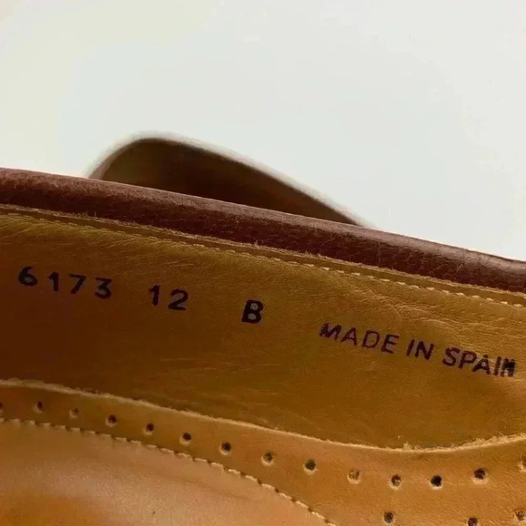 Magnanni mens loafers size 12 cognac brown leather - Picture 11 of 13